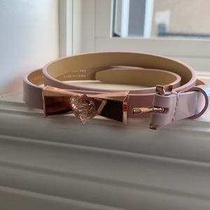 Ted baker pink and rose gold belt